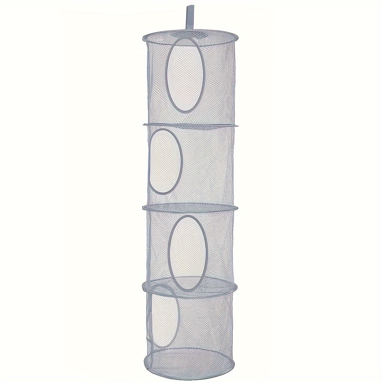 Foldable Storage Organizer for Stuffed Animals with 4 Compartments for Holiday Decor