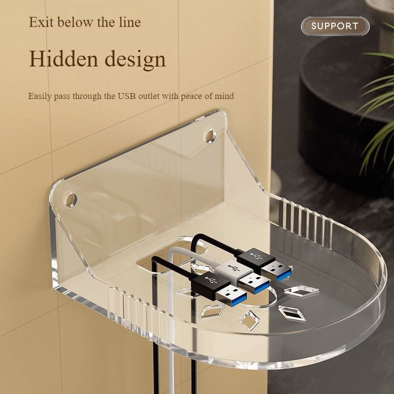 ABS Plastic Wall Mount Bracket for Security Camera Durable Home Monitoring