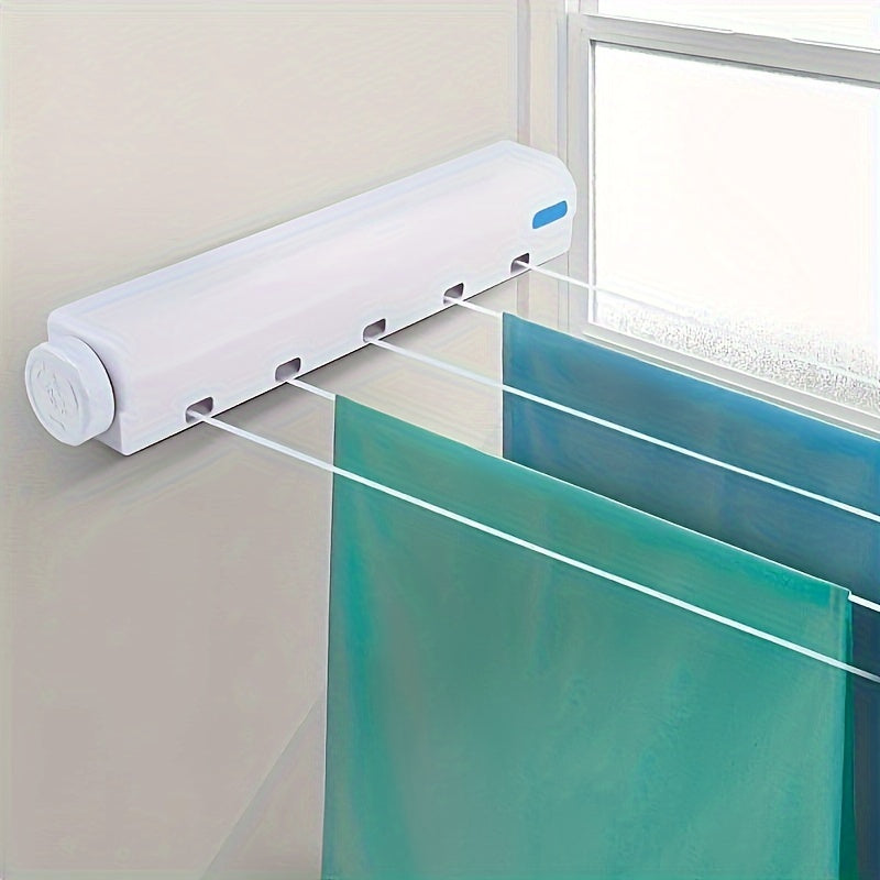 Retractable Clothesline 3.75M Indoor Laundry Line for Clothes Towels and Pants