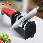 Professional 4-Stage Kitchen Knife Sharpener with Tungsten Diamond Ceramic Stones