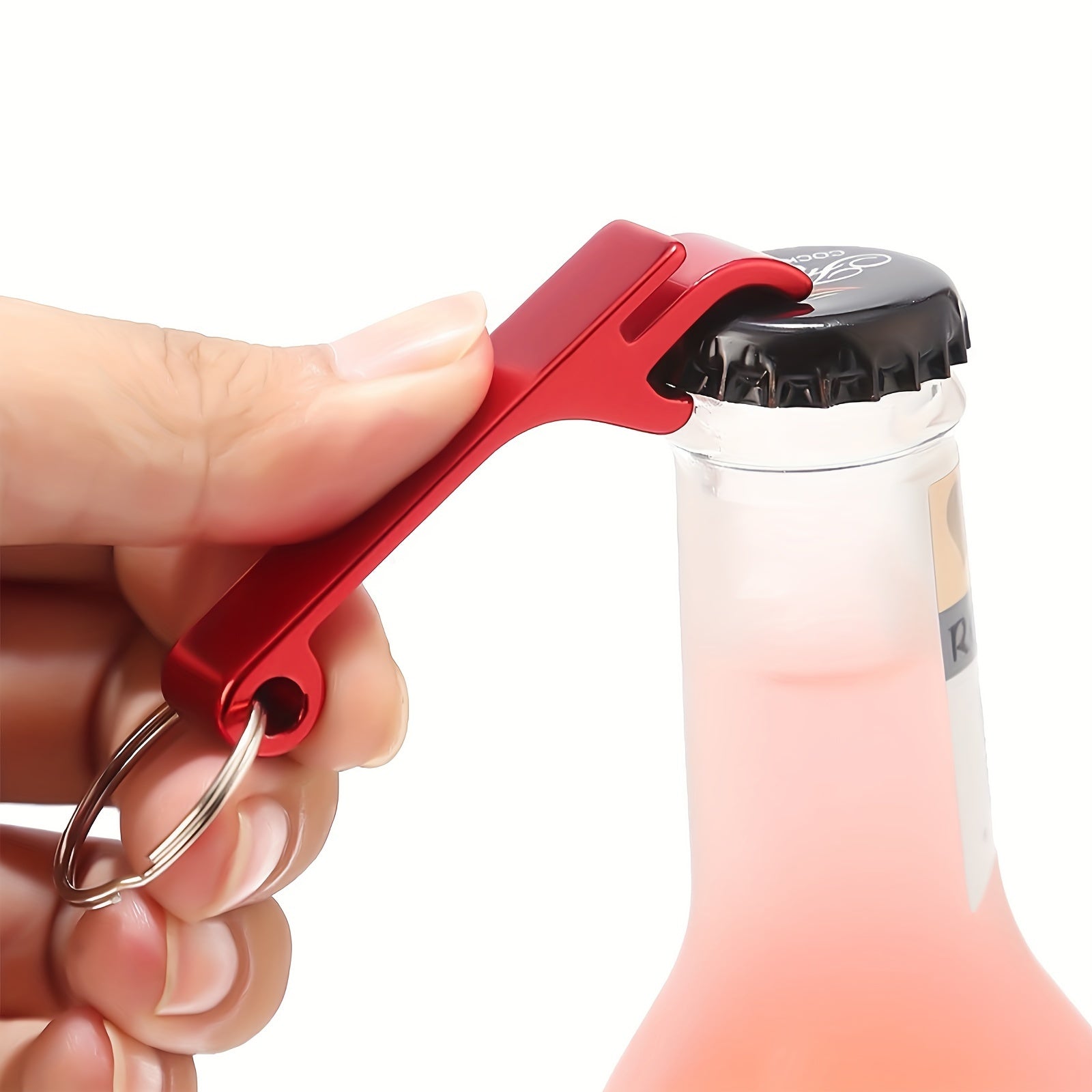 Custom Engraved Bottle Opener Keychains Multi-Color Aluminum for Weddings and Birthdays