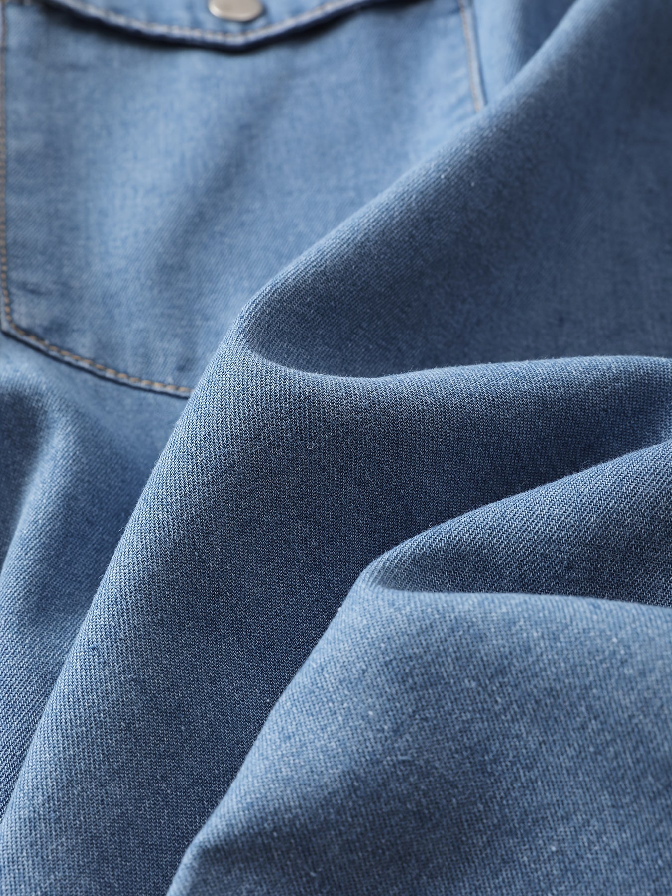 Мужская винтажная джинсовая рубашка больших размеров однотонного цвета, повседневная, для весны и осени