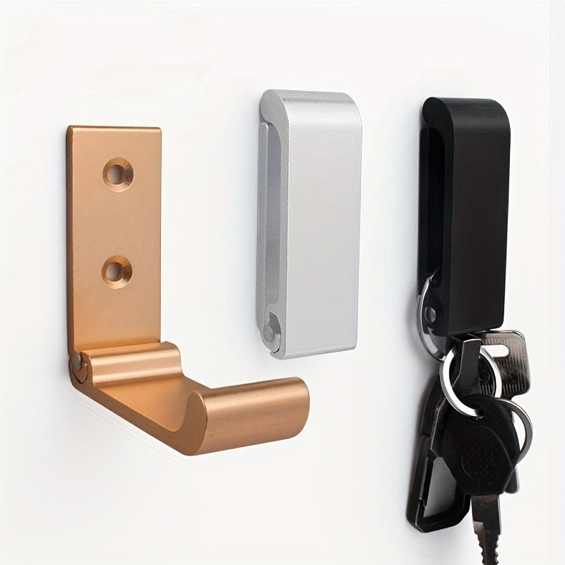 Foldable Wall Hooks Black Gold Silver for Bathroom Bedroom Coat Rack Robe Hanger