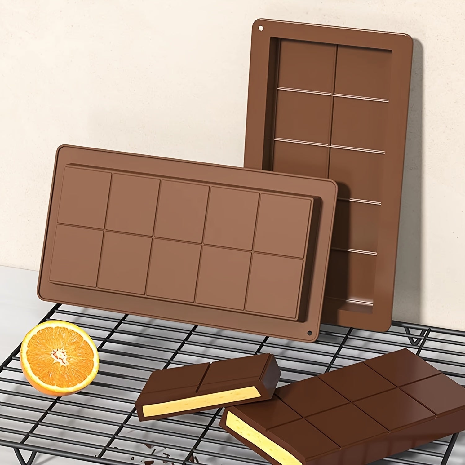 Silicone Chocolate Bar Mold for Kadayif and Pistachio Treats Non-Stick Reusable Safe for Christmas and Valentine's Day