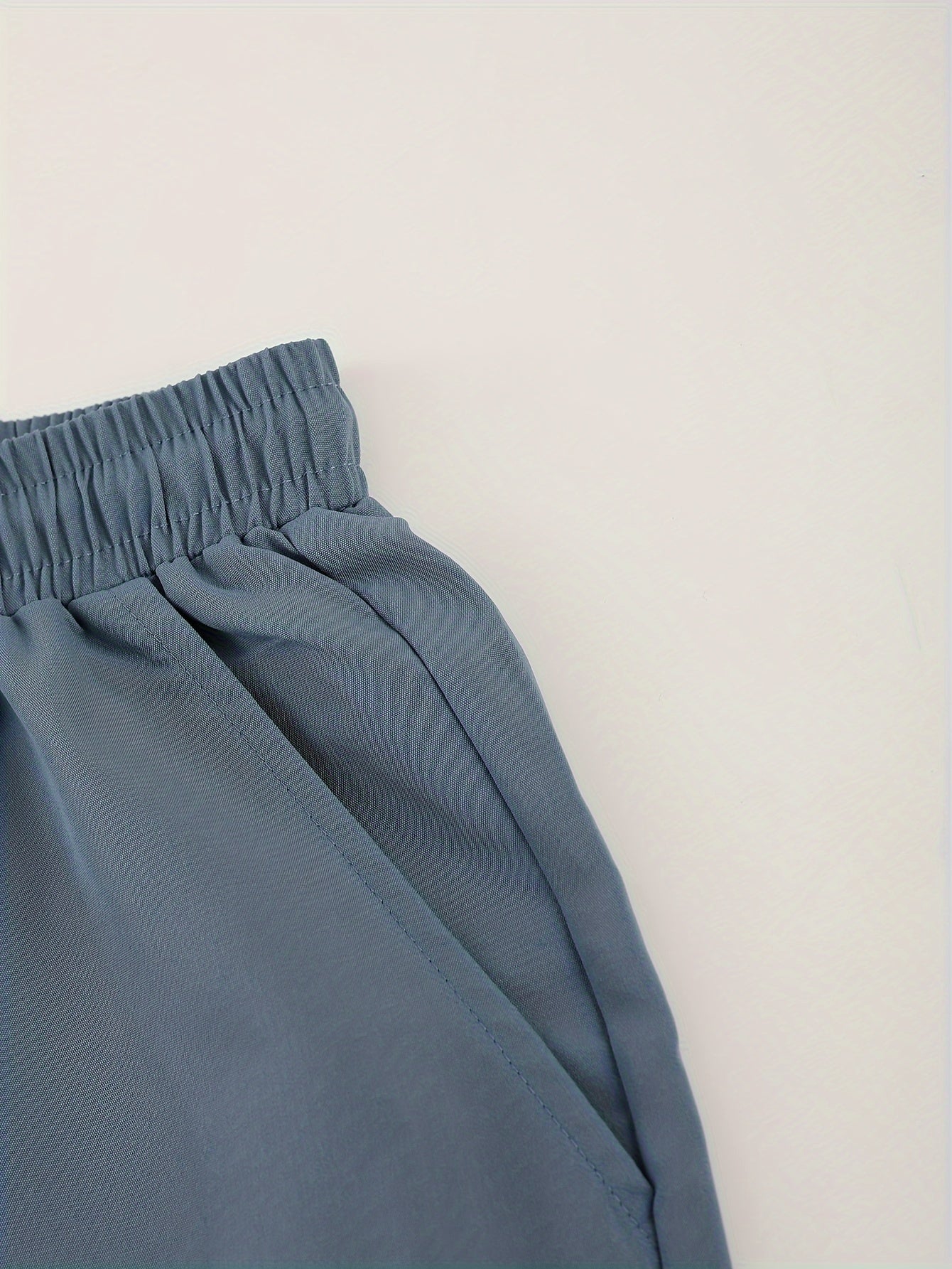 Men's Floral Printed Casual Shirt and Drawstring Trousers Set Polyester Spring Fall