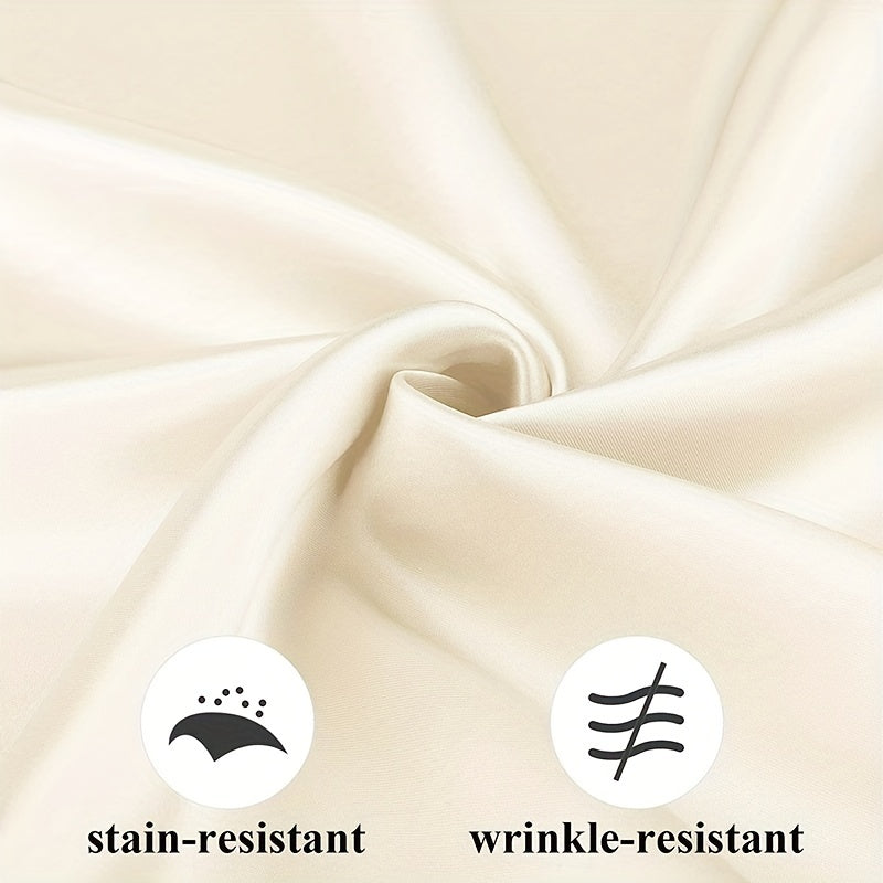 Square Satin Napkins Sets of 6 12 or 24 42.98cm Wedding Dinner Wrinkle-Resistant