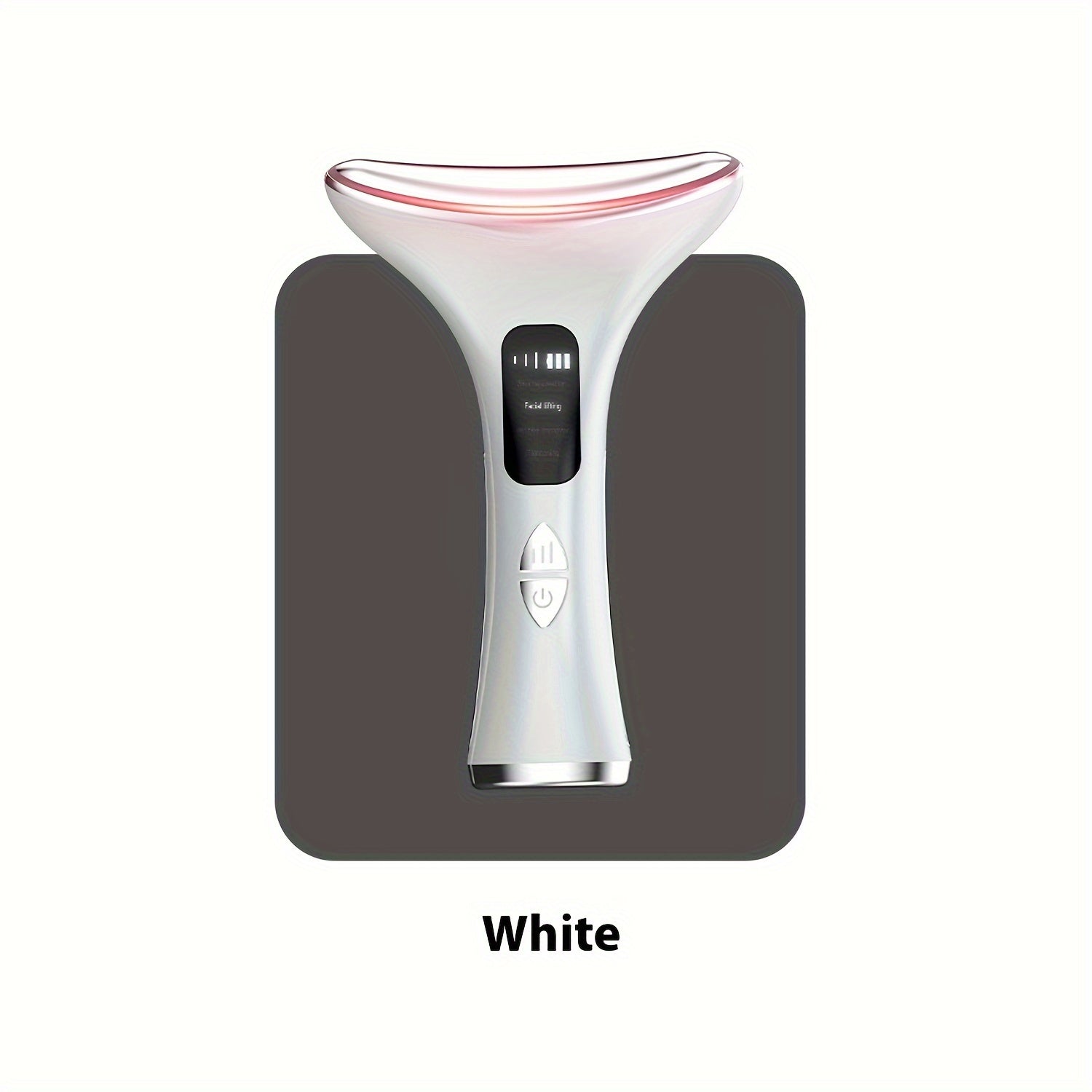 Zaryadlanadigan yuz va bo'yin massajeri, vibratsiya va isitish bilan - USB/akkumulyator bilan ishlaydi, litiy batareya kiritilgan - ayollar uchun ideal teri parvarishi sovg'asi