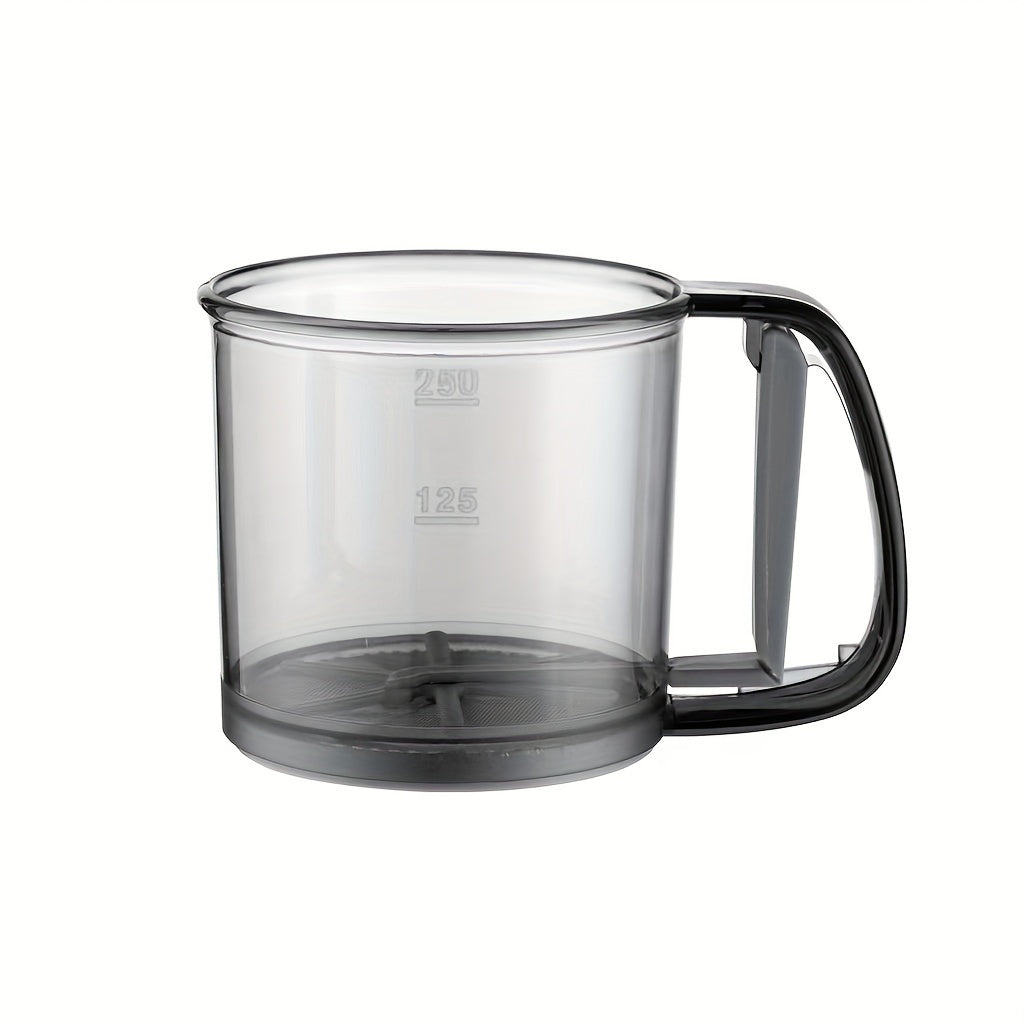 Semi-Automatic Flour Sifter 2-Cup Capacity Hand Press Kitchen Baking Tool