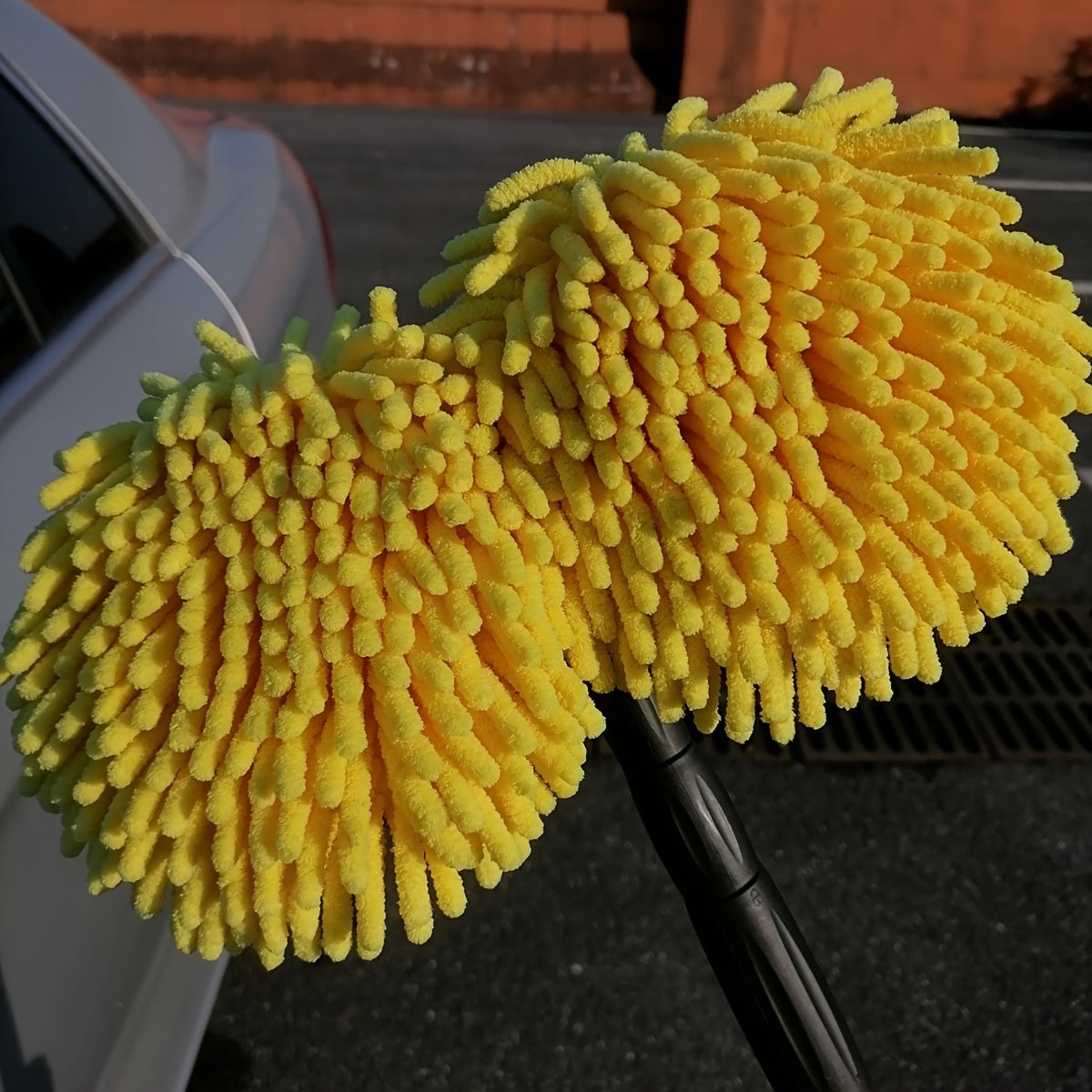 Car Cleaning Kit with Microfiber Brush Mop Mitt Sponge and Duster for Spotless Shine