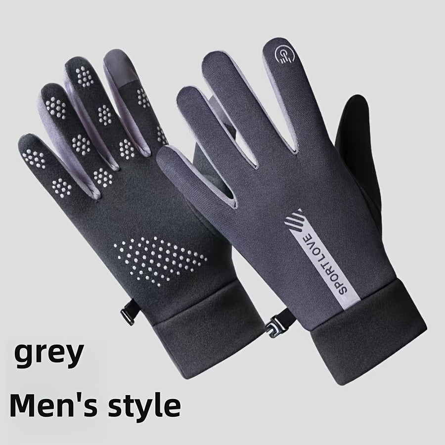 Winter Gloves Men Touchscreen Windproof Warm Cycling Sports
