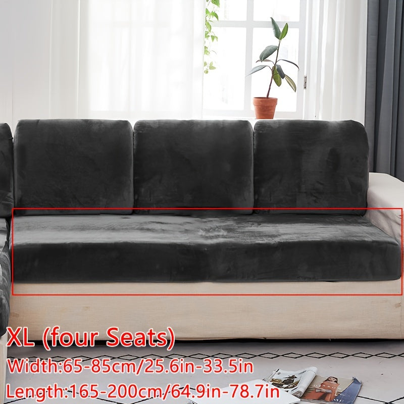 Velvet divan qoplamasi qishki iliqlik va barcha mavsumlar uchun to'liq qoplama ta'minlaydi. Cho'ziluvchan, changdan himoyalangan va elastik mato bilan tozalash oson. Orqa tayanch va yostiq qoplamasi uchun sirpanmas xususiyatlarni o'z ichiga oladi.