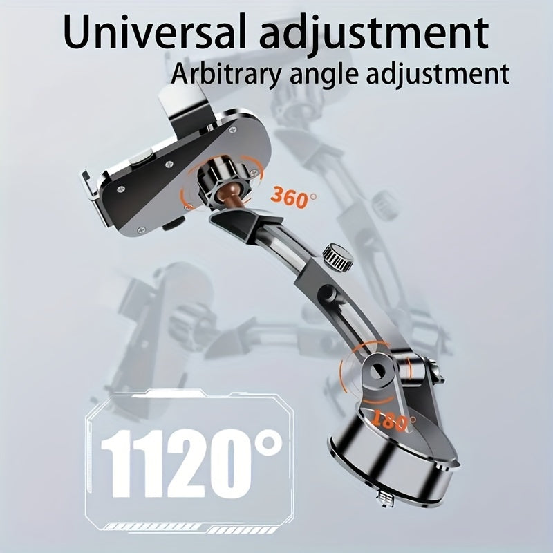 Universal avtomobil uchun telefon o'rnatgich, katta yuk mashinalari uchun suyuqlikli yopishqoq, buriladigan