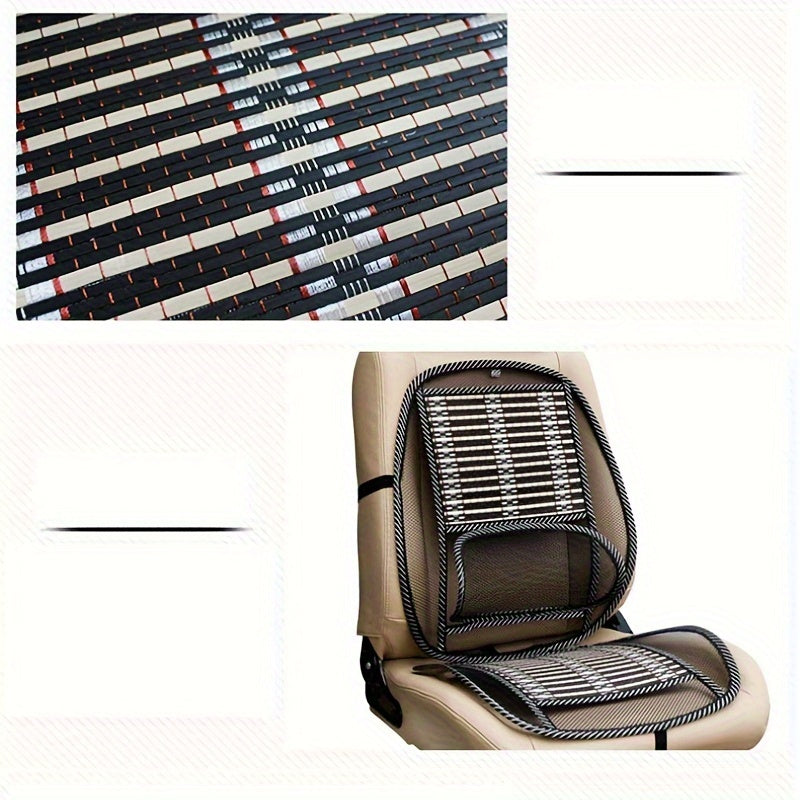 Summer Car Seat Cushion with Lumbar Support Breathable Mesh Universal