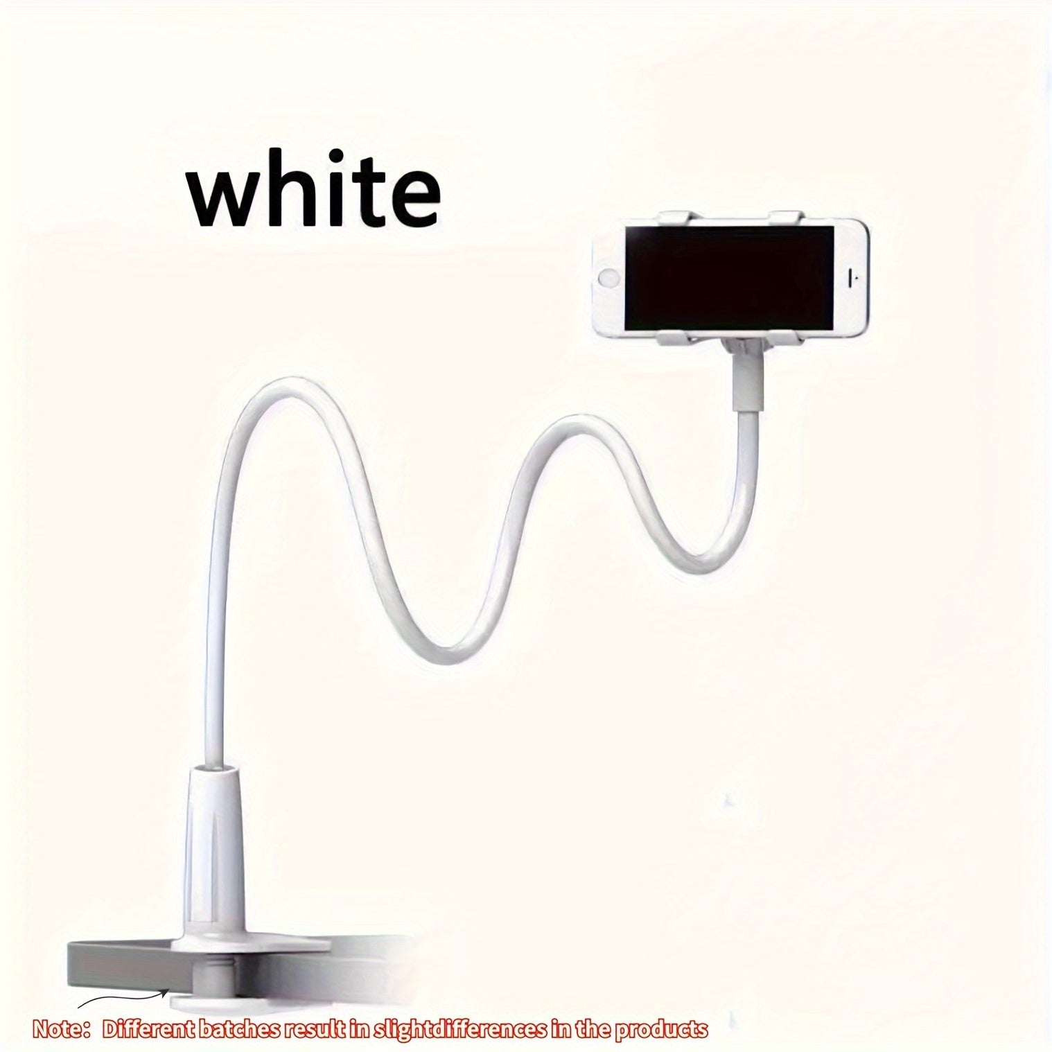 Adjustable Mobile Phone Holder with Clamp for Bedside and Desktop Use