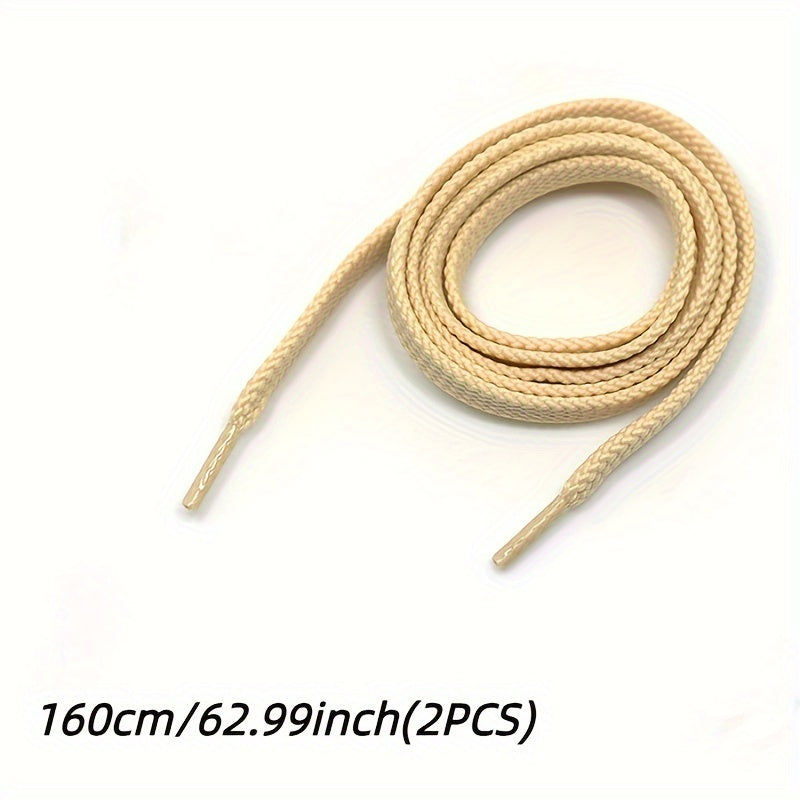 2 пары плоских повседневных спортивных шнурков для кроссовок, белые, 45 дюймов