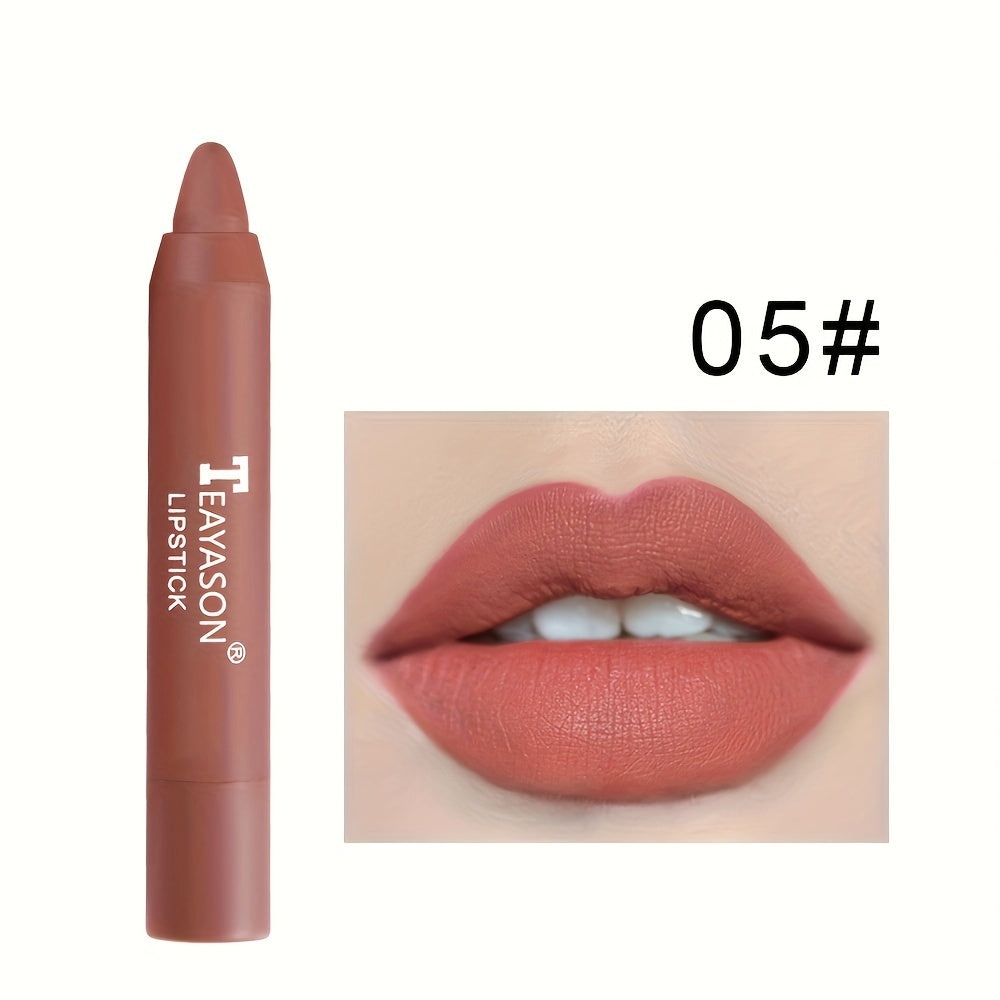 Women Matte Lipstick 12 Shades Long-Lasting Waterproof Lip Color