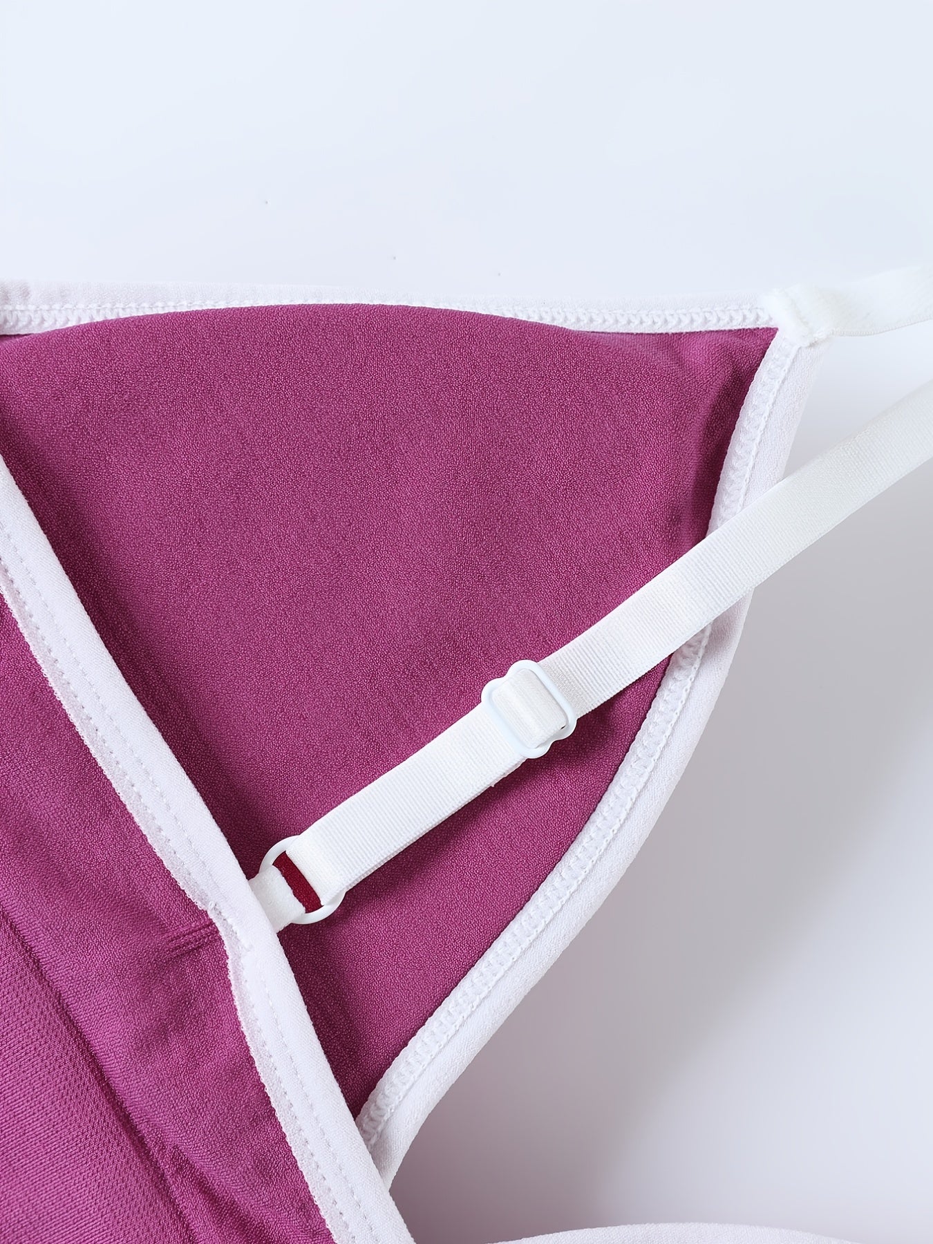 Women's Letter Print Lingerie Set Wireless Sports Bra Elastic Panties