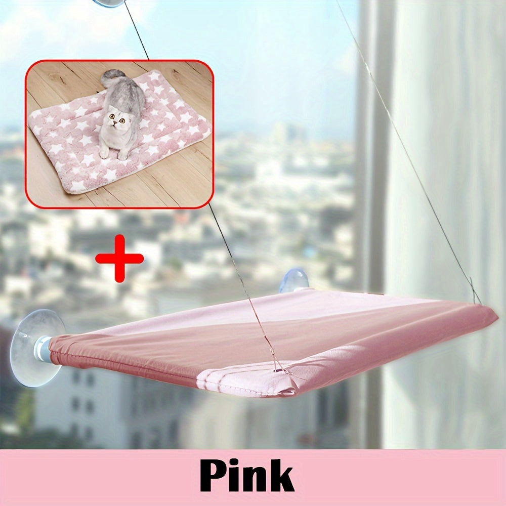 Cat Window Hammock Bed Polyester Detachable for Cats