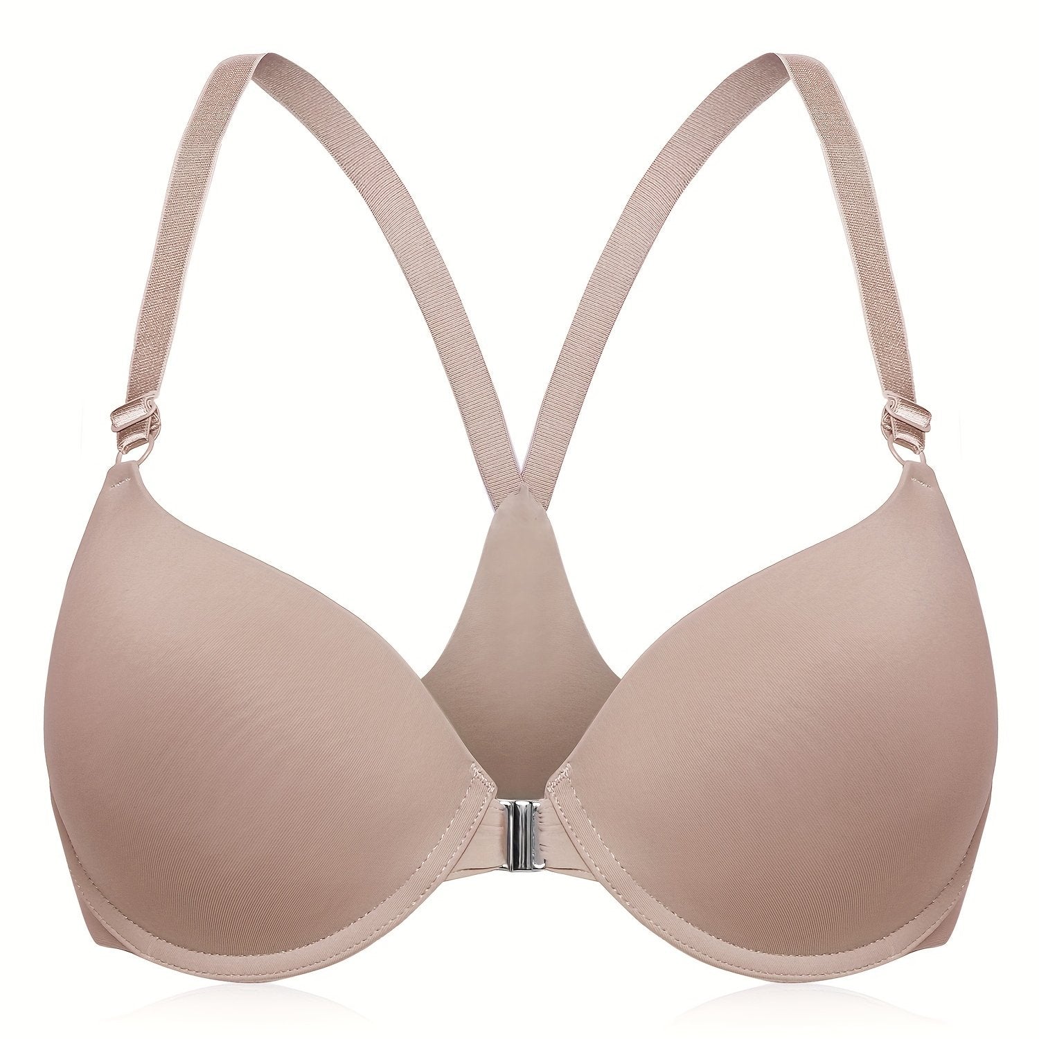 Women's Push-Up Bra Comfortable Front Buckle Lingerie for Everyday Wear