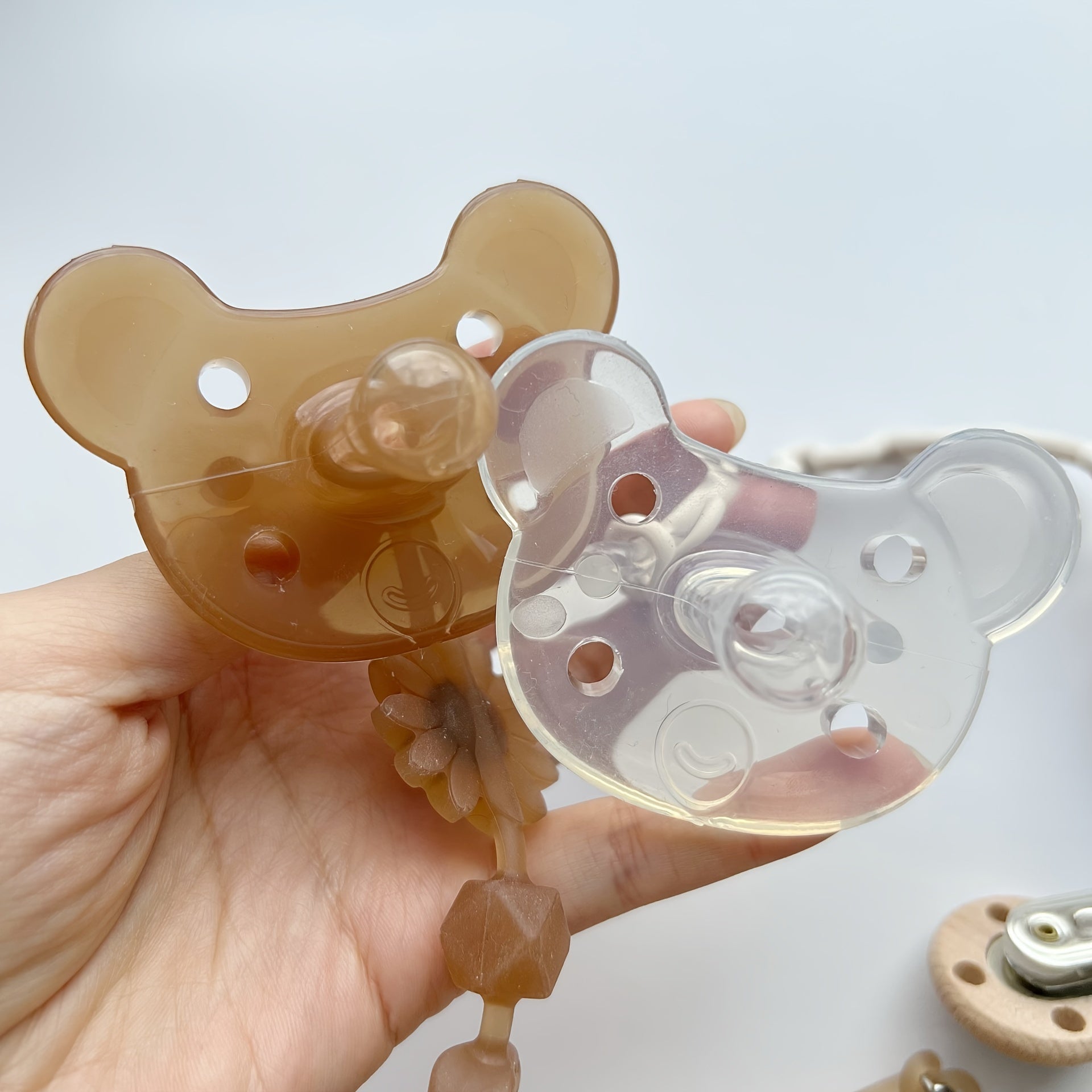 Silicone Baby Pacifiers for Newborns to 3 Years Soft BPA-Free Teether Oral Development
