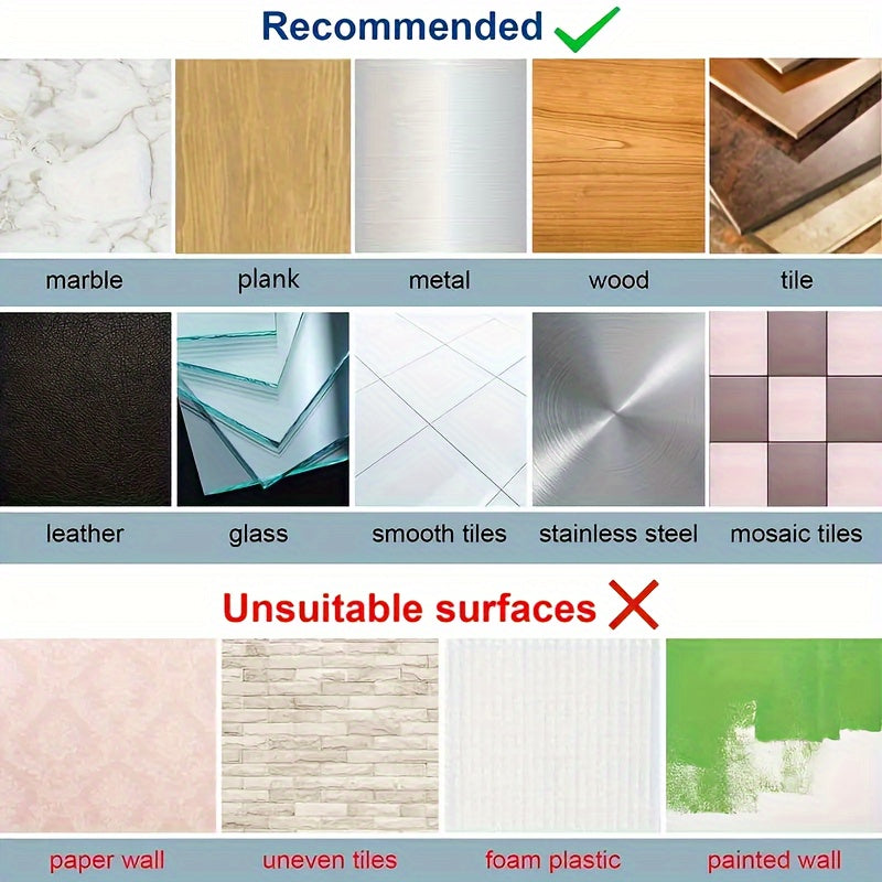 30 ta bo'lak shaffof yopishqoq ganchlar, sirti yopilmagan, xushbo'l bo'lmagan, uy va ofis uchun