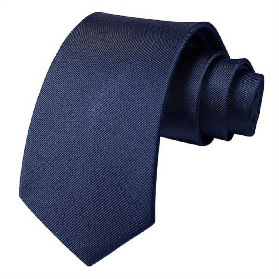 Мужской однотонный галстук для деловых свадеб и официальных мероприятий
