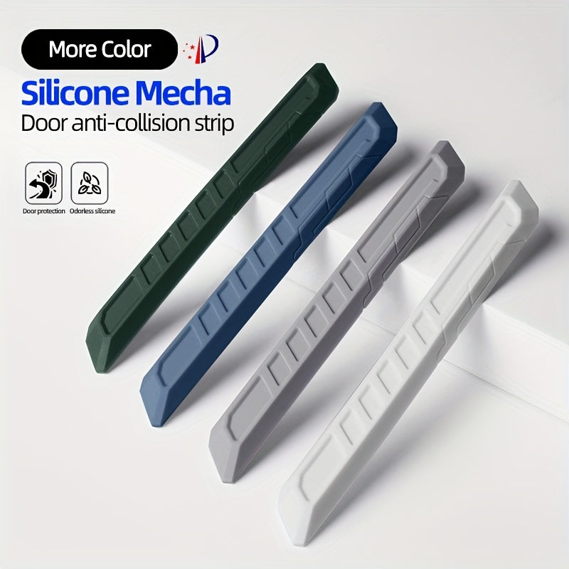 Protector de puerta de coche de silicona anticolisión, resistente a rasguños, duradero y flexible