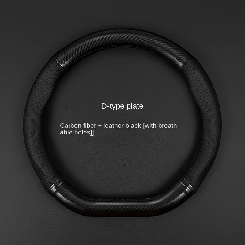 Универсальный кожаный чехол на руль для всех сезонов, противоскользящий, прочный, впитывающий пот