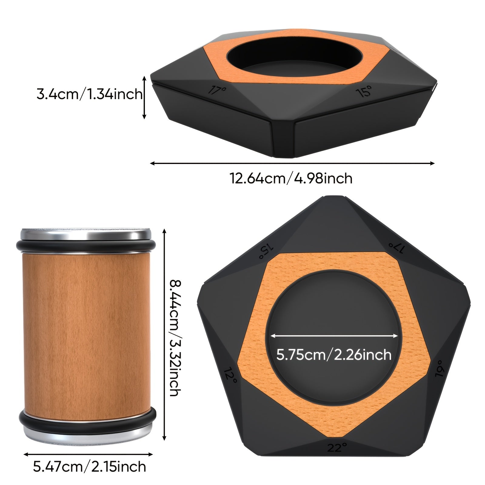 Kit multifuncional de afilador de cortador de cocina con ángulos de 12-21°