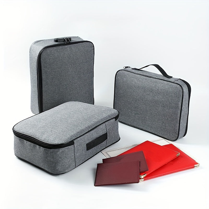 Large Acrylic Fiber File Safe with Lock for Office Storage