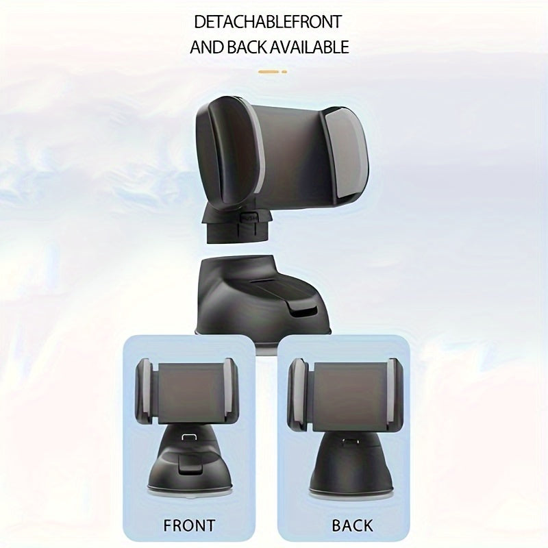 Soporte universal para teléfono de coche, ajustable y giratorio, soporte para navegación GPS