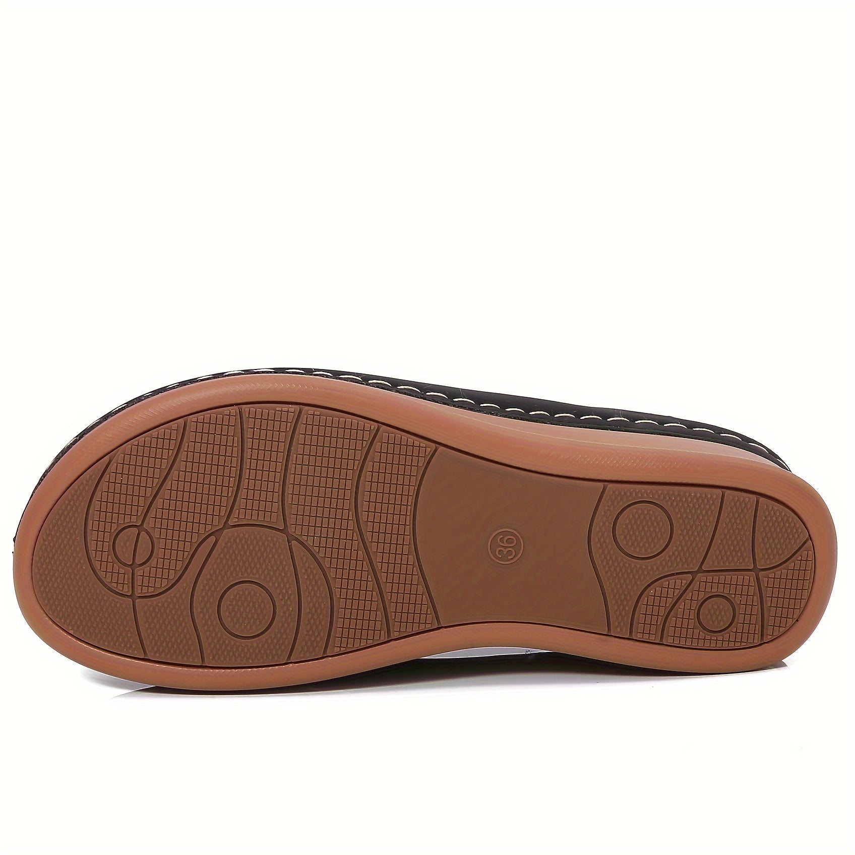 Women’s Perforated Wedge Mule Slide Sandals Casual Summer Outdoor Shoes