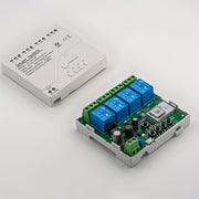 4-Way Zigbee Relay Switch with Remote Control AC85V-250V USB5V 2200W