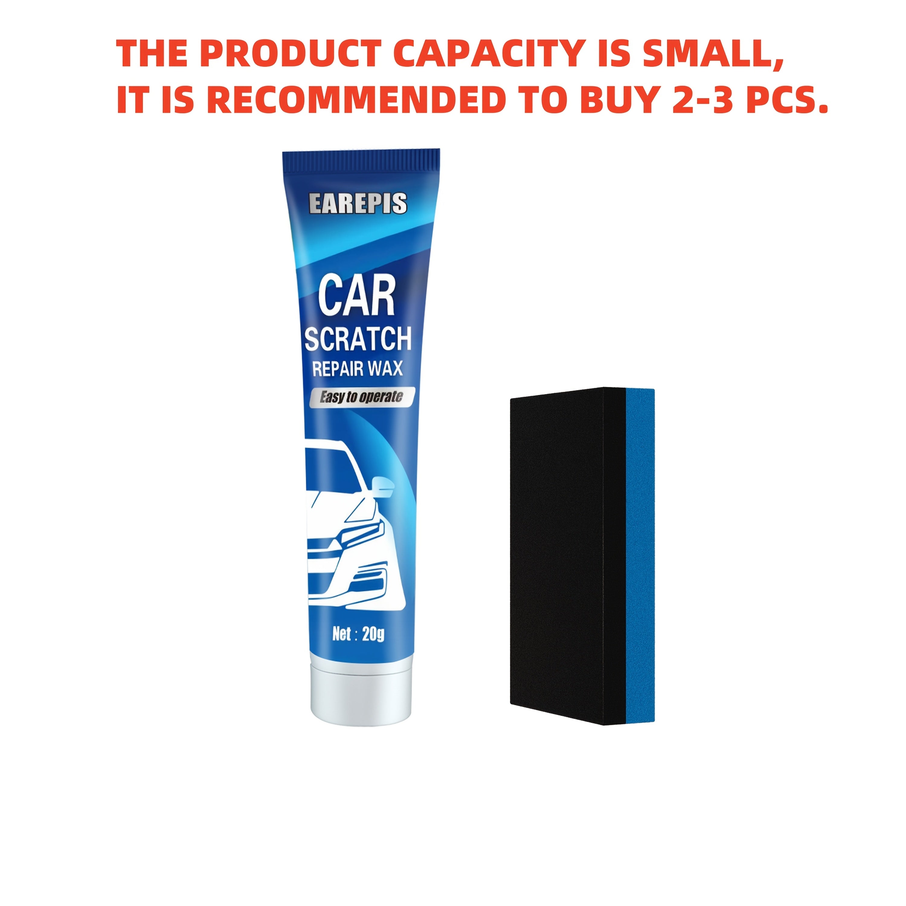 Car Scratch Remover Wax - Restores Shine Quickly for All Paint Colors