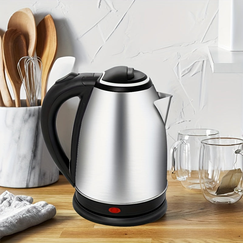 1.8L Electric Kettle BPA-Free 1500W Rapid Boil Black Stainless Steel