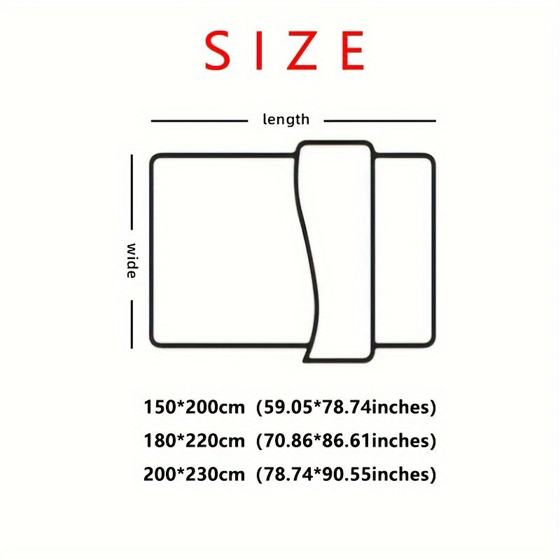 Yumshoq va teriga do'st yozgi ko'rpa bir rangda.