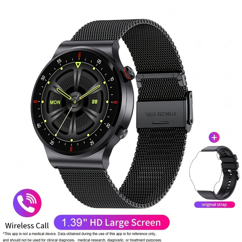 Smart Watch for Men Women Fitness Tracker Sleep Monitor Heart Rate AI Voice Control Touch Screen