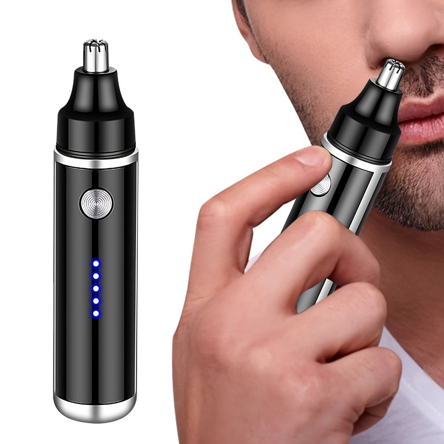 Electric Nose Ear Eyebrow Facial Hair Trimmer Rechargeable Compact for Men Women