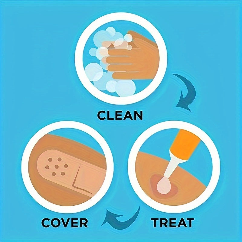 Parchetes de venda para heridas no tejidas para adultos, tamaños surtidos, transpirable, absorción fuerte