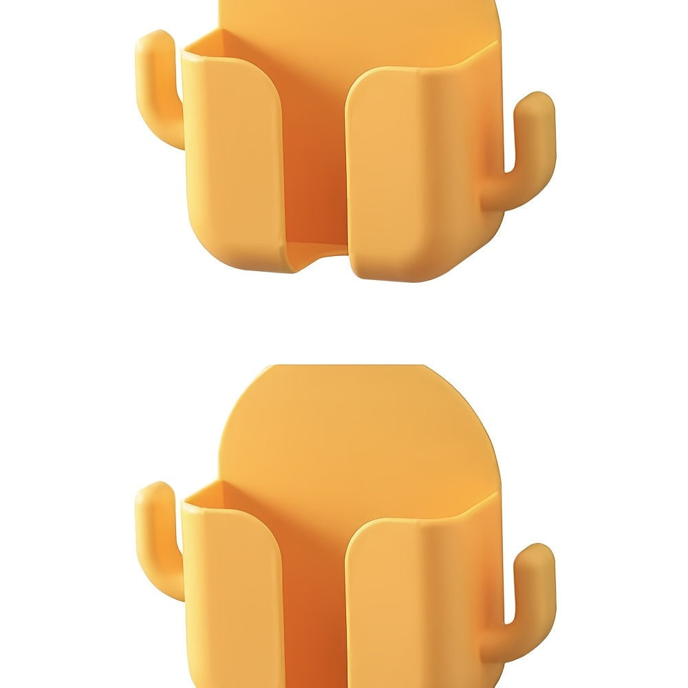 Cactus Wall Mount Phone Holder for TV and Air Conditioner No-Drill Adhesive Charging Bracket