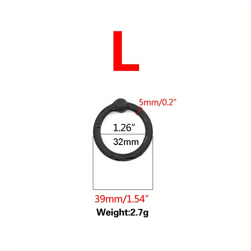 Men Silicone Penis Ring Odor-Free Elastic Cock Restraint for Couples