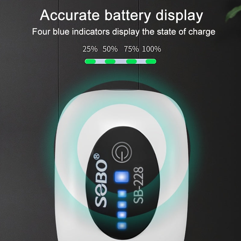 Portable Aquarium Air Pump with Rechargeable 2600mAh Battery Silent Mode for Fish Tanks and Outdoor Aquariums