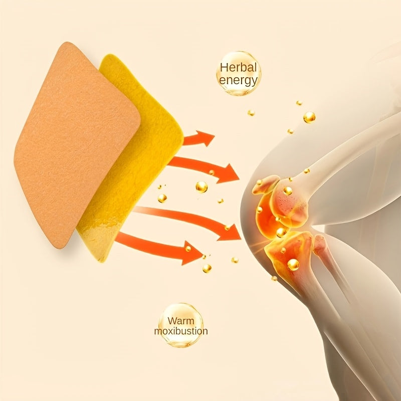 Turmeric Mugwort Moxibustion Patches for Shoulder Neck Knee Lumbar 6-8 Hours