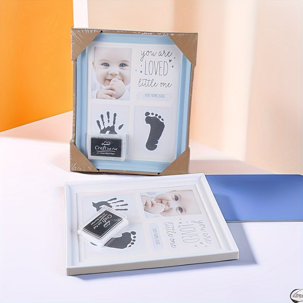 Baby Hand and Footprint Mud Kit for Newborns with Photo Frame Keepsake