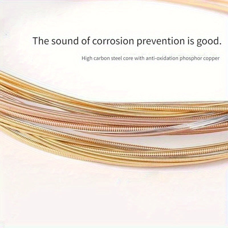 6 XL Nickel-Plated Electric Guitar Strings Bright Tone Uncoated 10-46 Orange