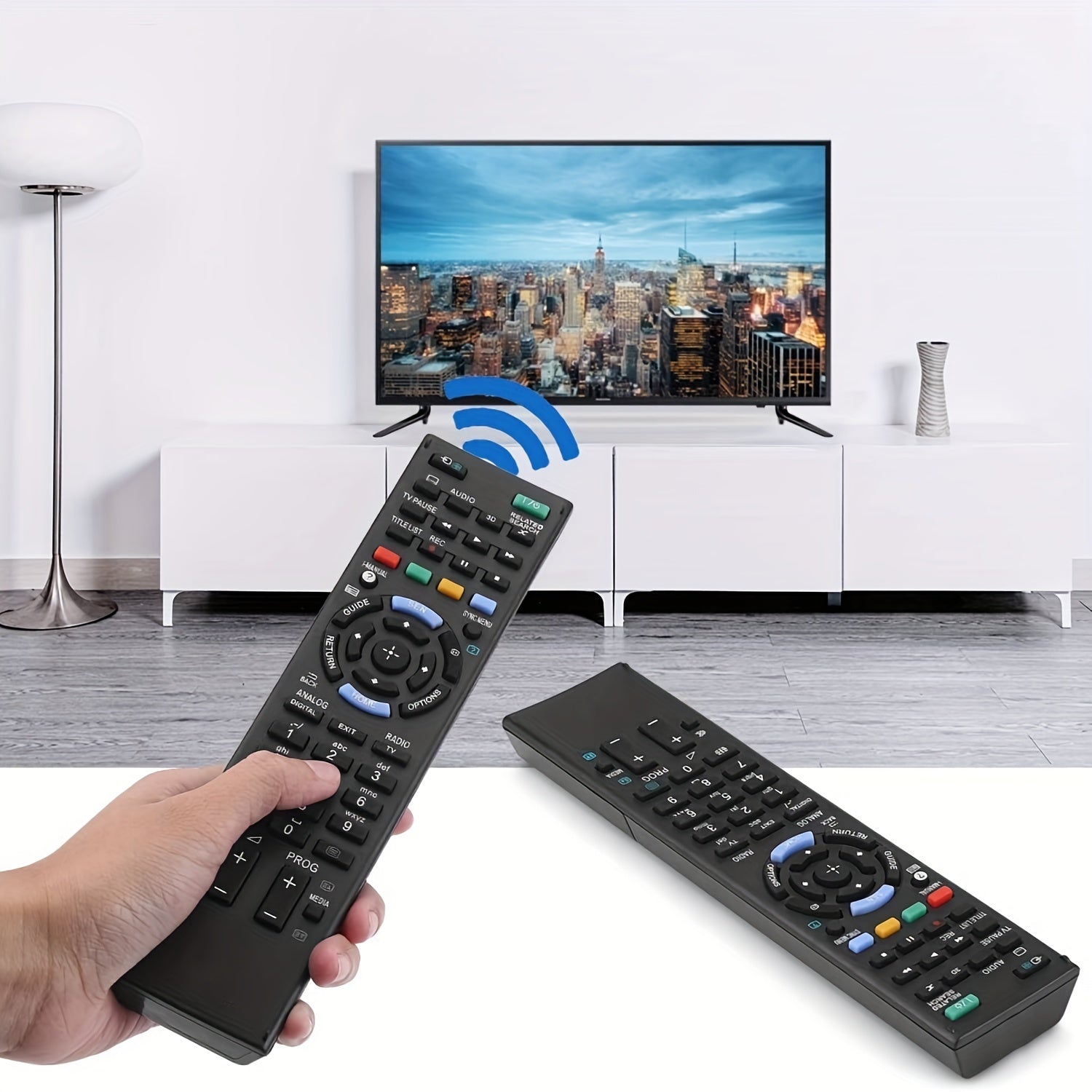 Control remoto universal para televisores inteligentes Sony alimentado por batería de plástico de reemplazo