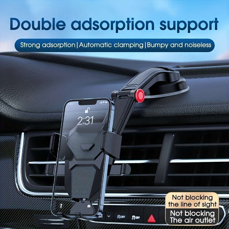 Universal Car Phone Mount Holder for Dashboard Strong Suction GPS and Hands-Free
