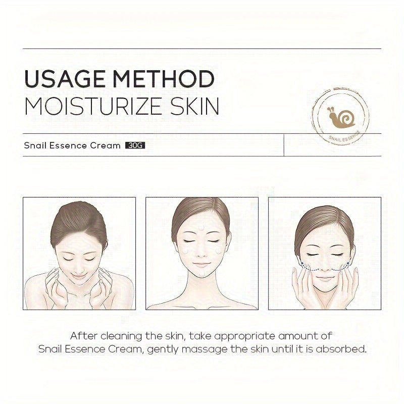 LAIKOU Слизистый Эссенция Крем 30г*2шт, увлажняющий крем, обогащенный гиалуроновой кислотой для дневного и ночного увлажнения