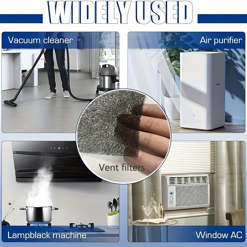 2 dona Ultra-ozin Polyuretan ko'pik havo filtri uchun qurilmalar, ventilyatorlar, dinamiklar, changyutgichlar