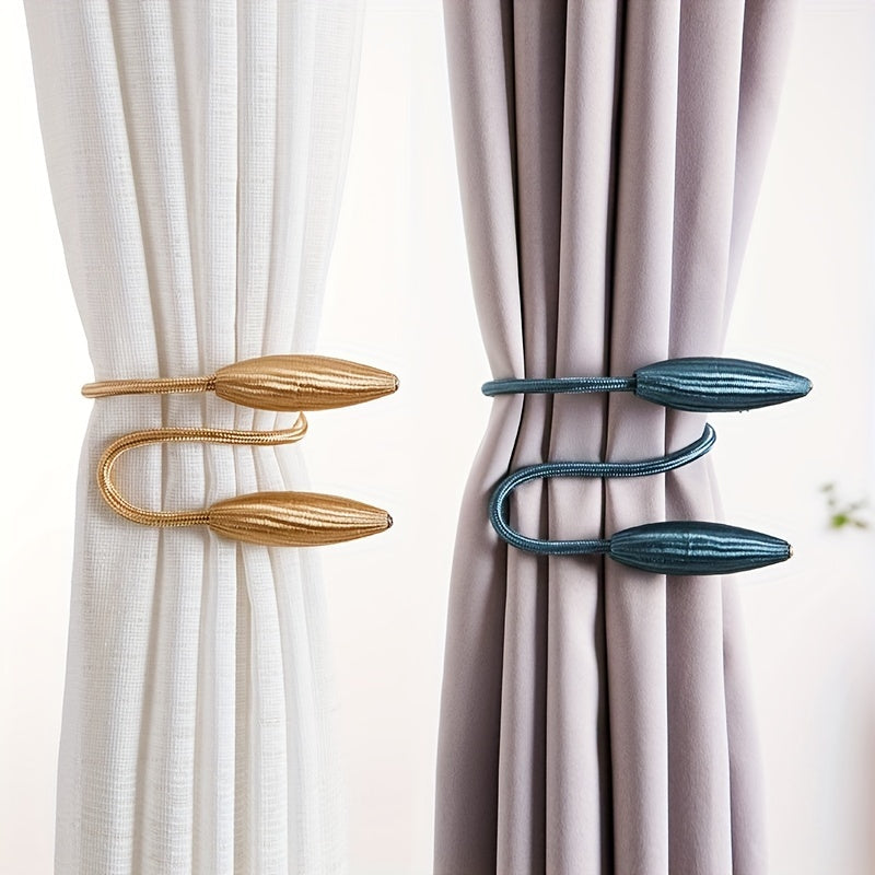 Durable Alloy Curtain Tiebacks with Easy Installation for Stylish Home Decor